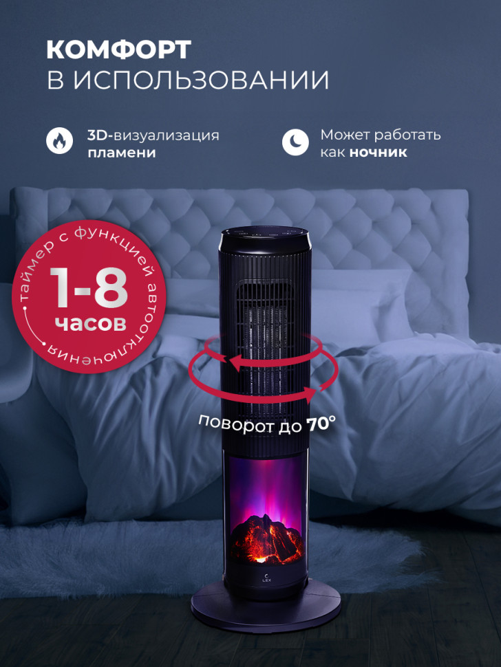 Тепловентилятор LEX LXCR 1526 Тепловентилятор LEX LXCR 1526