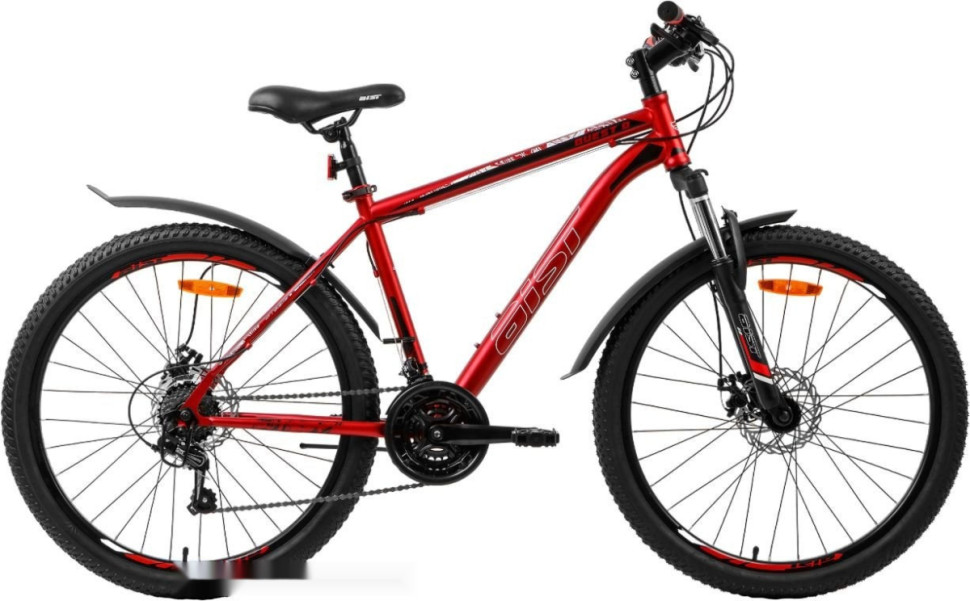 Велосипед Aist Quest Disc 26 р.20 2024 (разобранный, красный/черный)
