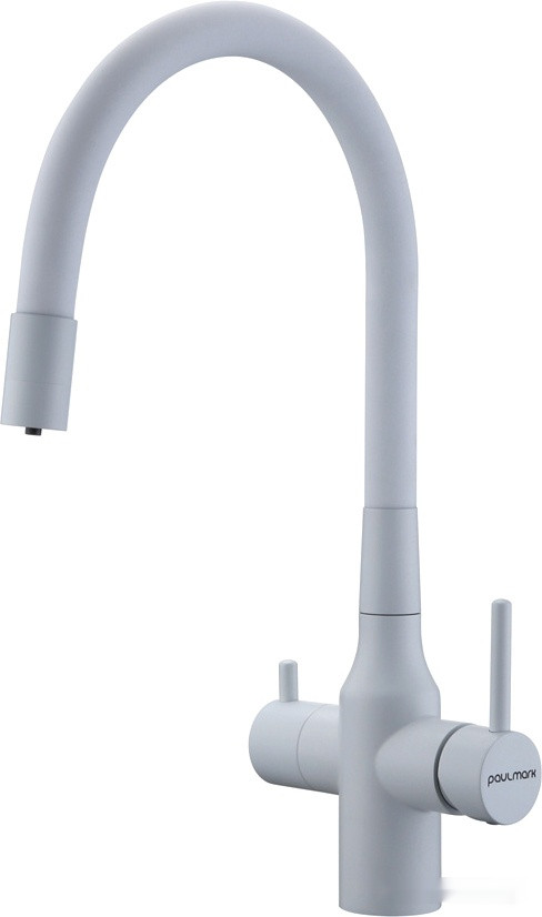 Смеситель Paulmark Salix Sa213419-431 (белый матовый)