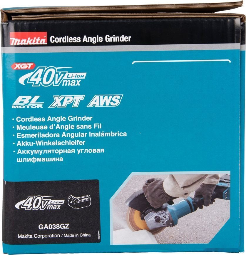Угловая шлифмашина Makita GA038GZ (без АКБ) Угловая шлифмашина Makita GA038GZ (без АКБ)