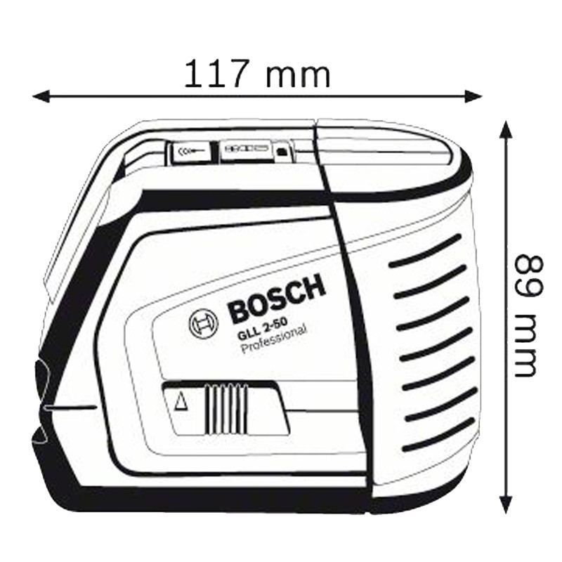 Лазерный нивелир Bosch GLL 2-50+BM1