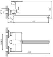 Смеситель Haiba HB22563