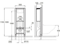Система инсталляции Jacob Delafon E5504-NF