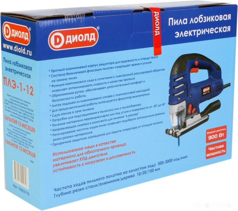 Лобзик ДИОЛД ПЛЭ-1-12 Лобзик ДИОЛД ПЛЭ-1-12