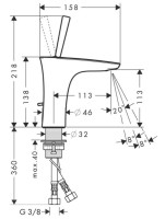 Смеситель Hansgrohe PuraVida 15074400