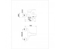Смеситель Rubineta P-10/K Sher