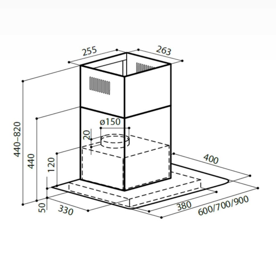 Вытяжка LEX Apollo 600 inox