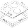 Варочная панель Korting HG 465 CTRB