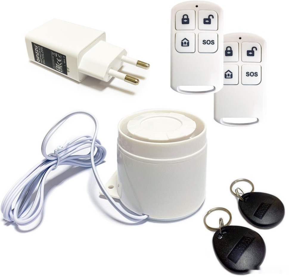 Набор умного дома Ginzzu HS-K04WL Набор умного дома Ginzzu HS-K04WL