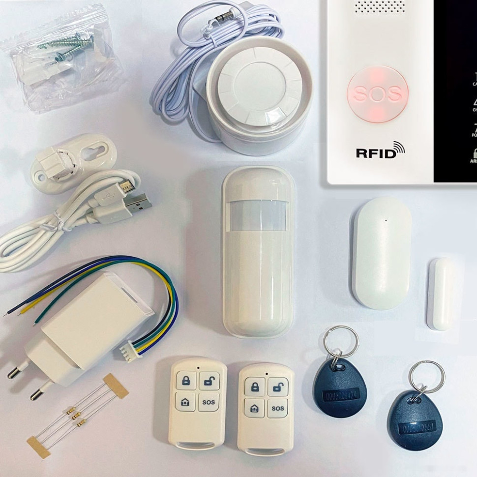 Набор умного дома Ginzzu HS-K04WL Набор умного дома Ginzzu HS-K04WL