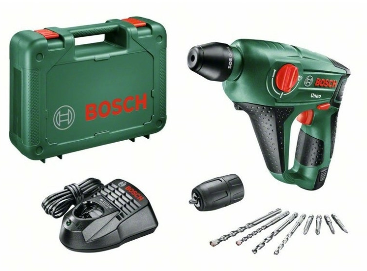 Перфоратор Bosch Uneo 0603984027 (с 1-м АКБ 12 V) Перфоратор Bosch Uneo 0603984027 (с 1-м АКБ 12 V)