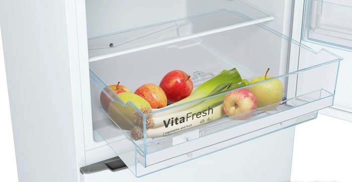 Холодильник с нижней морозильной камерой Bosch KGV36XW21R