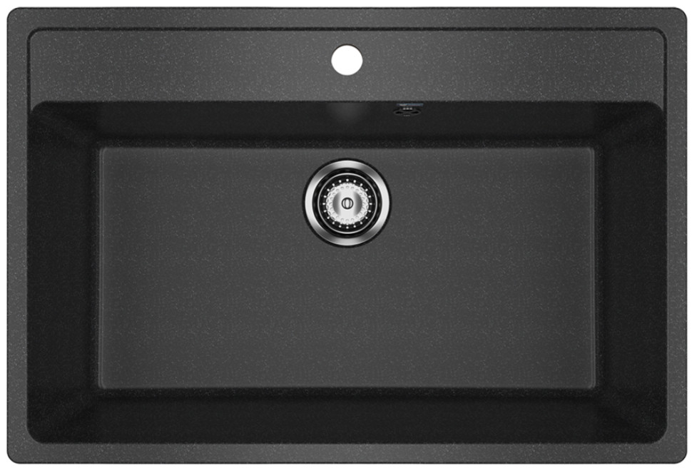 Кухонная мойка Ulgran U-600 (308 черный)