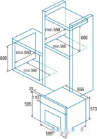 Духовой шкаф CATA MDS 7206 BK