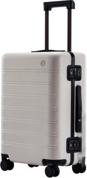 Чемодан-спиннер Ninetygo Manhattan Frame Luggage 20" (коричневый)