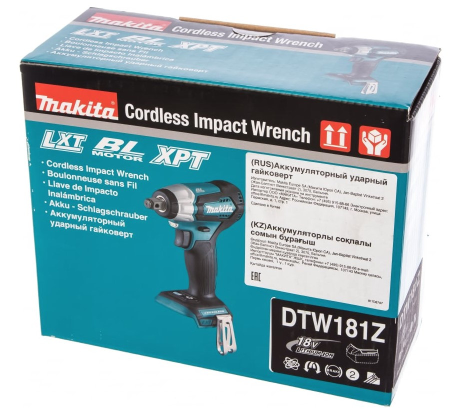 Гайковерт Makita DTW181Z (193878) Гайковерт Makita DTW181Z (193878)