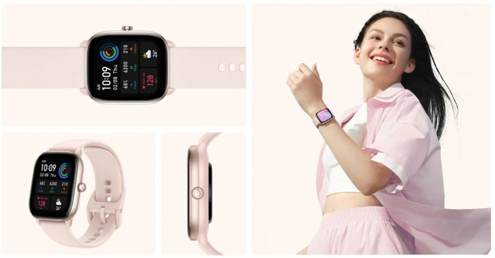 Умные часы Amazfit GTS 4 Mini (фламинго розовый) Умные часы Amazfit GTS 4 Mini (фламинго розовый)