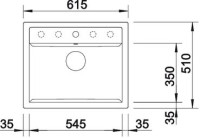 Кухонная мойка Blanco Dalago 6 Silgranit PuraDur антрацит