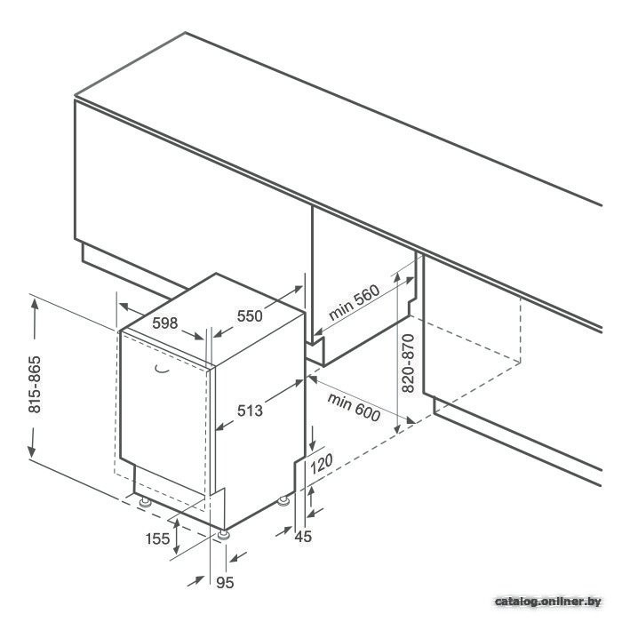 Посудомоечная машина Krona Lumera 60 BI