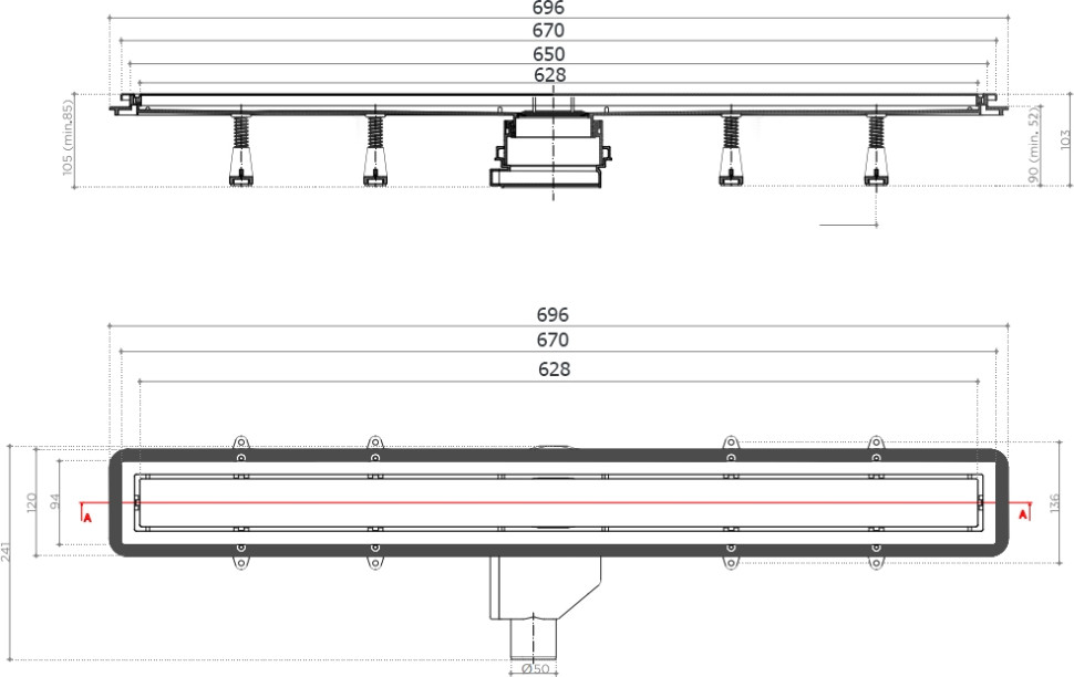 Душевой поддон Pestan Confluo Premium Gold Black Glass Line 650 черное стекло/позолоченная сталь Душевой поддон Pestan Confluo Premium Gold Black Glass Line 650 черное стекло/позолоченная сталь