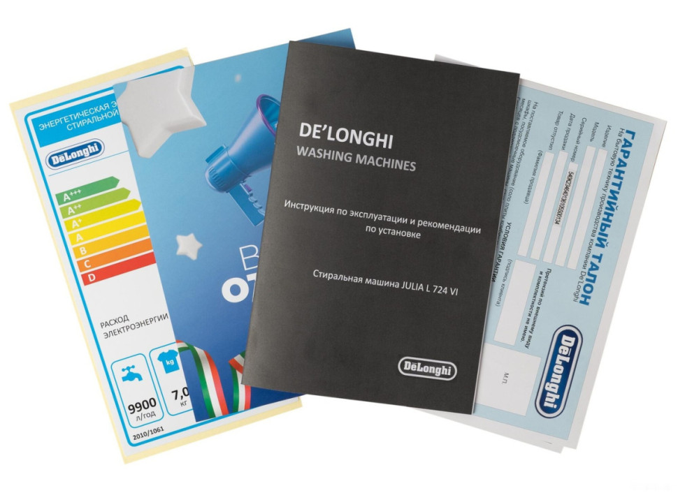 Стиральная машина Delonghi JULIA L 724 VI Стиральная машина Delonghi JULIA L 724 VI