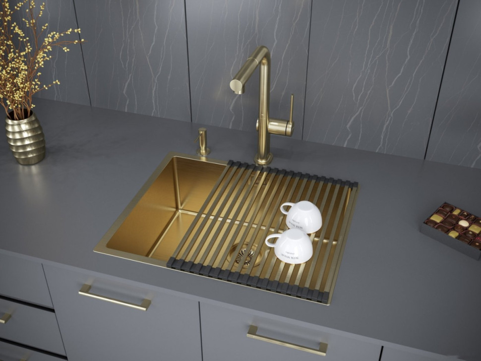 Кухонная мойка Paulmark PM215444-BG Кухонная мойка Paulmark PM215444-BG