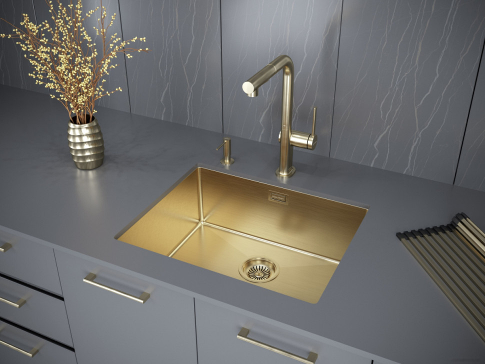 Кухонная мойка Paulmark PM215444-BG Кухонная мойка Paulmark PM215444-BG