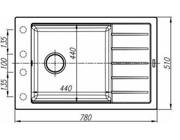 Кухонная мойка Gerhans B28 (Black) Кухонная мойка Gerhans B28 (Black)