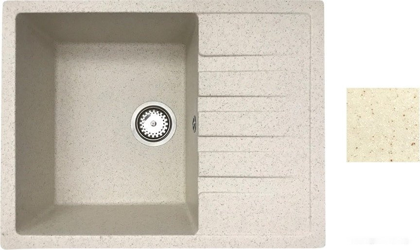 Кухонная мойка БелЭворс Vega (бежевый)