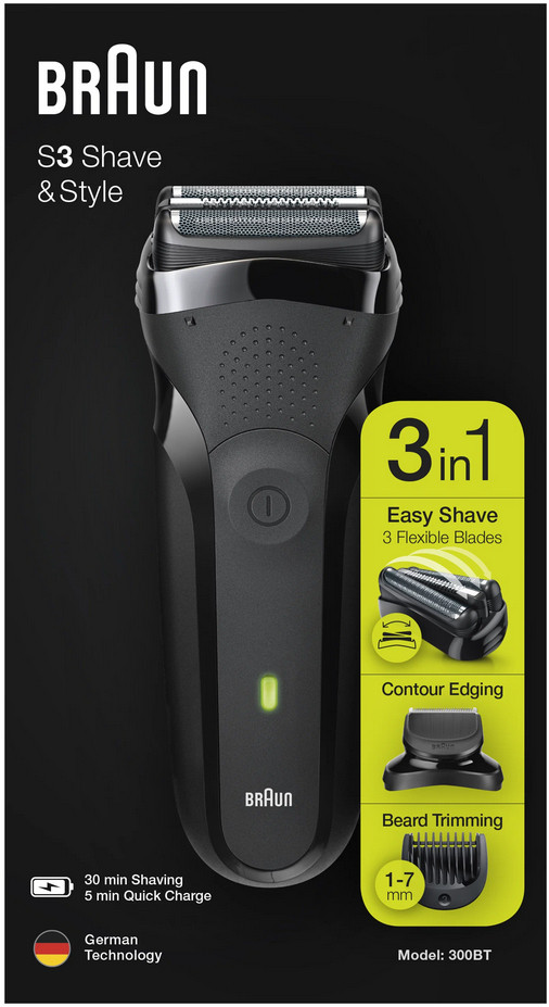 Электробритва мужская Braun Series 3 Shave&Style 300BT Электробритва мужская Braun Series 3 Shave&Style 300BT