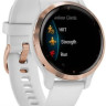 Умные часы Garmin Venu 2S (розовое золото/белый)