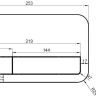 Панель смыва Villeroy & Boch ViConnect 922490AN (черный мат) Панель смыва Villeroy & Boch ViConnect 922490AN (черный мат)