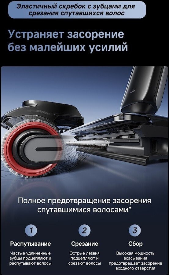 Пылесос Dreame G12 Dual Wet and Dry Vacuum HHV24A (евровилка)
