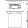 Умывальник Lauter 21540 + клапан 21190CH