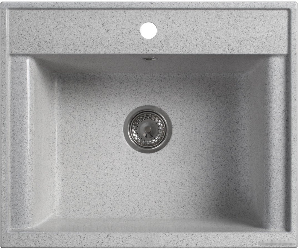 Кухонная мойка Belux SG-REC-6050 (олово светлосерый)
