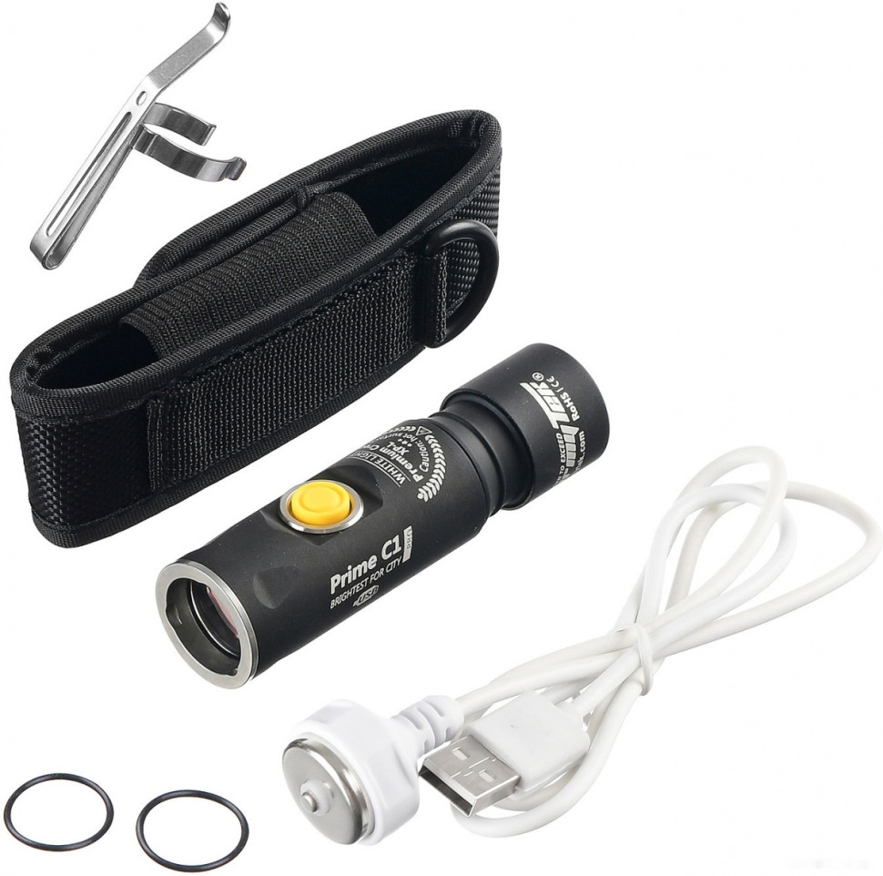 Фонарь Armytek Prime C1 Pro XP-L Magnet USB (белый свет) + 18350 Li-Ion