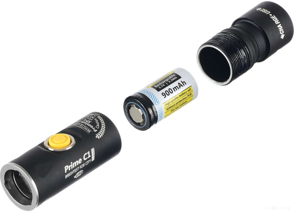 Фонарь Armytek Prime C1 Pro XP-L Magnet USB (белый свет) + 18350 Li-Ion