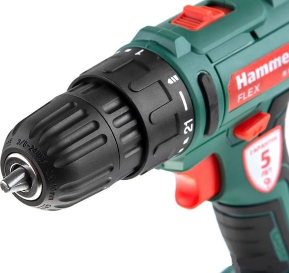 Дрель-шуруповерт Hammer Flex ACD18BS (с 2-мя АКБ, кейс) Дрель-шуруповерт Hammer Flex ACD18BS (с 2-мя АКБ, кейс)