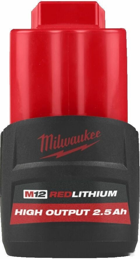 Аккумулятор для инструмента Milwaukee M12 M12HB2.5 4932480164 (12В/2.5 Ач) Аккумулятор для инструмента Milwaukee M12 M12HB2.5 4932480164 (12В/2.5 Ач)