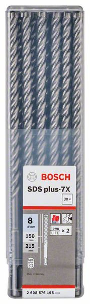 Сверло Bosch SDS-plus 7X 8x150x215