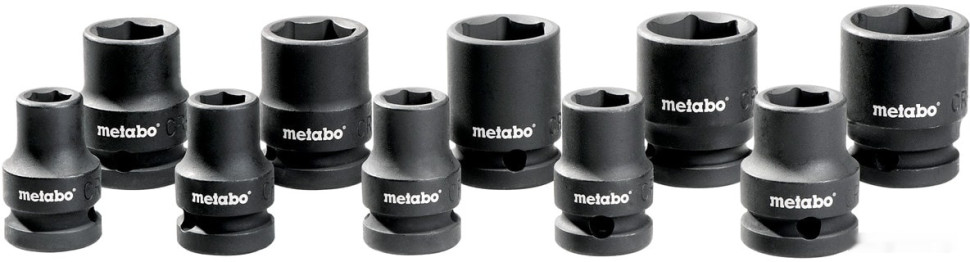 Набор торцевых головок Metabo 628831000 (10 предметов) Набор торцевых головок Metabo 628831000 (10 предметов)