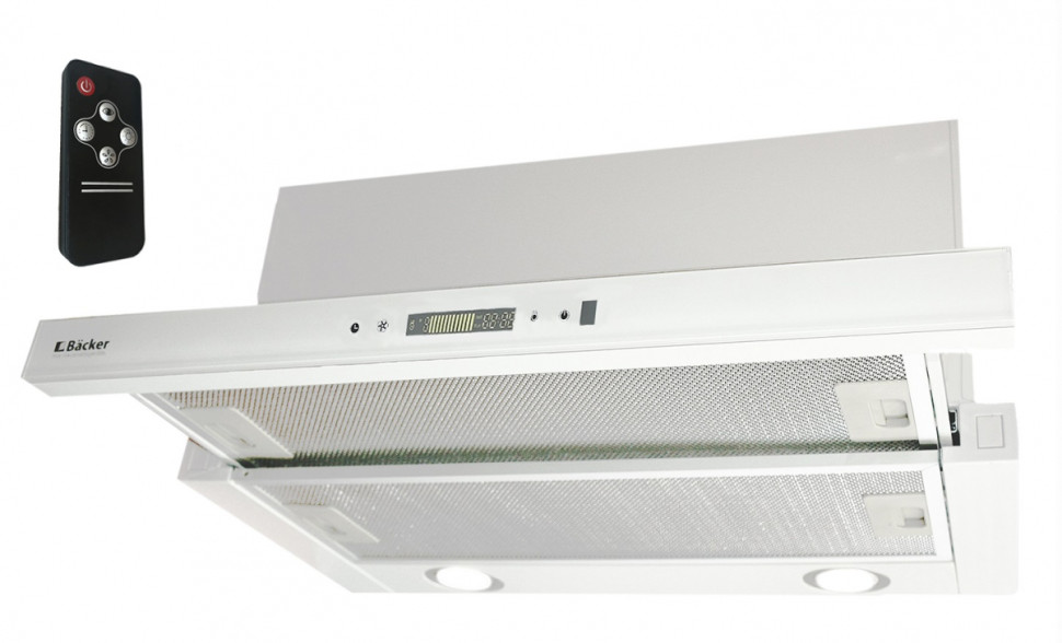 Вытяжка Backer TH60CL-2F200-SHINY WHITE RC