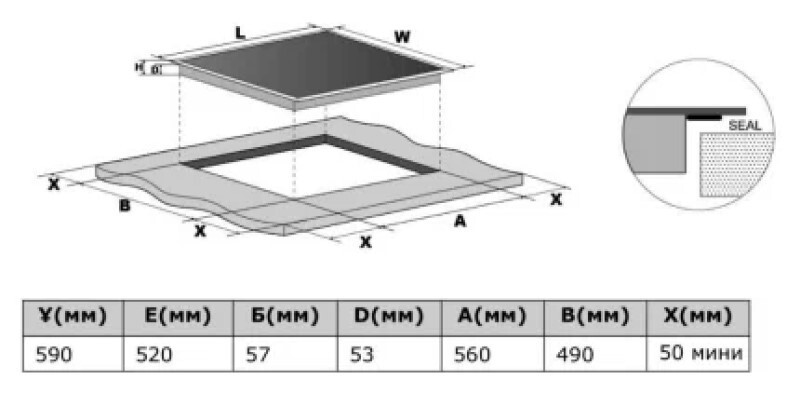 Варочная панель HAIER HHY-Y64FVB Варочная панель HAIER HHY-Y64FVB