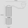 Кофемолка MHW-3BOMBER Racing M1-Manual Coffee Grinder G5897B