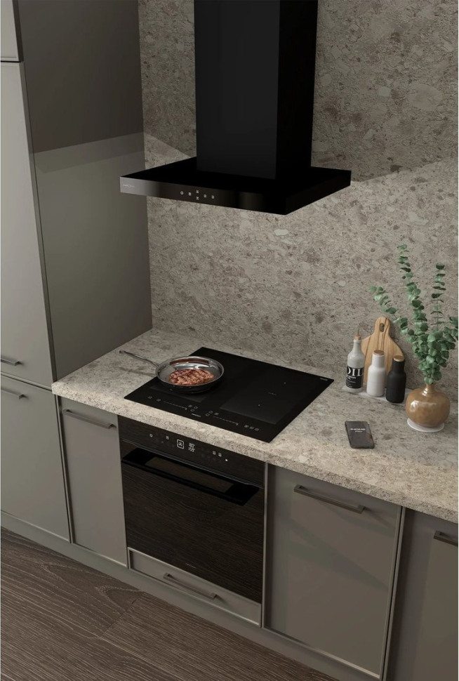 Вытяжка Krona Onyx 600 Glass S (черный) Вытяжка Krona Onyx 600 Glass S (черный)