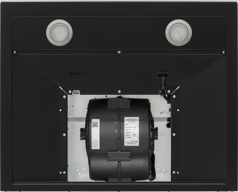 Вытяжка Krona Onyx 600 Glass S (черный) Вытяжка Krona Onyx 600 Glass S (черный)