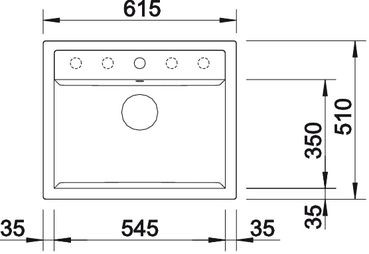 Кухонная мойка Blanco Dalago 6 Silgranit PuraDur жасмин