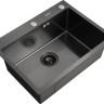 Кухонная мойка ARFEKA Eco AR 600*500 BLACK PVD NANO Кухонная мойка ARFEKA Eco AR 600*500 BLACK PVD NANO