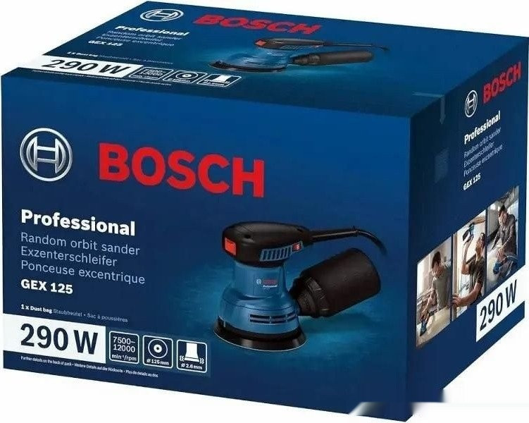 Шлифовальная машина Bosch GEX 125 06013A80F0
