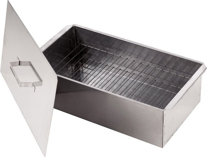 Коптильня НПО Кедр С поддоном 60x32x25 К2-1.5БНпл (1.5мм, нержавеющая сталь)